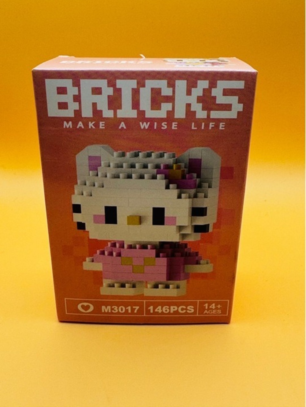 Mini Bricks Building Blocks Set (Hello Kitty) New